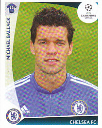 Michael Ballack Chelsea samolepka UEFA Champions League 2009/10 #218